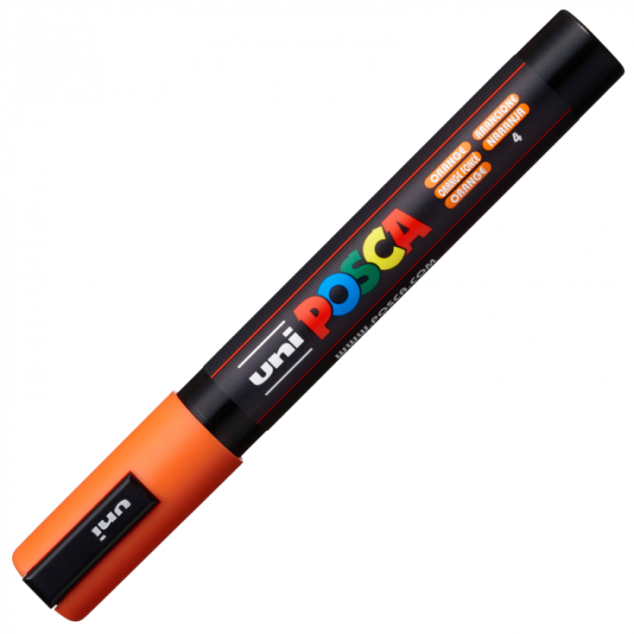 Marker Posca PC-5M varf 1,8-2,5 mm Portocaliu [2]
