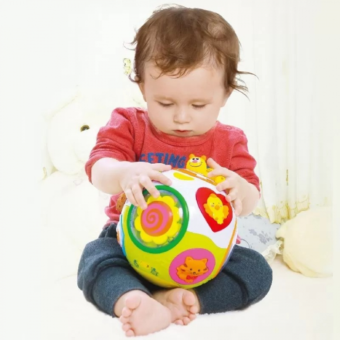 Minge interactiva cu activitati - Catch-me activity ball HOLA TOYS [4]