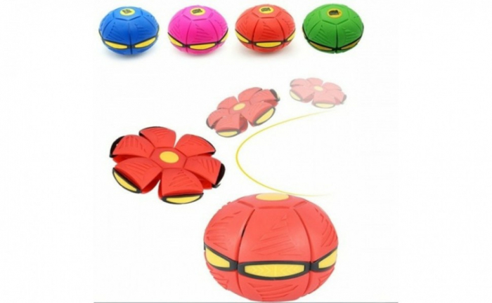 Minge zburatoare transformabila cu iluminare LED flat ball [4]