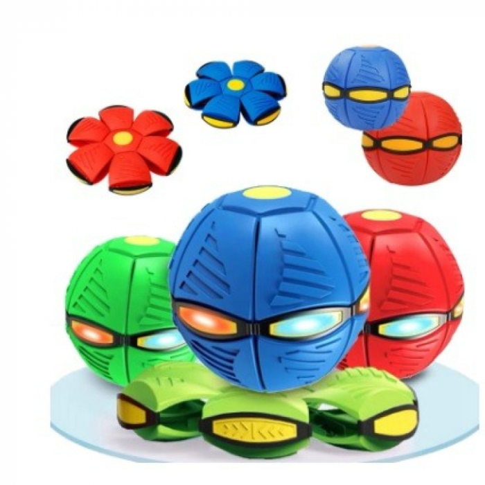 Minge zburatoare transformabila cu iluminare LED flat ball [2]