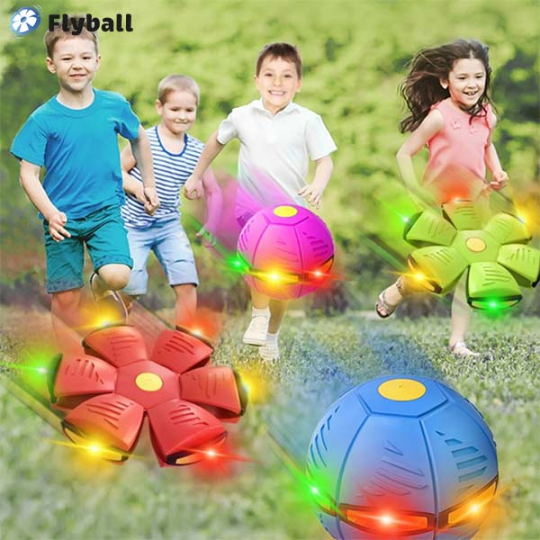 Minge zburatoare transformabila cu iluminare LED flat ball [6]