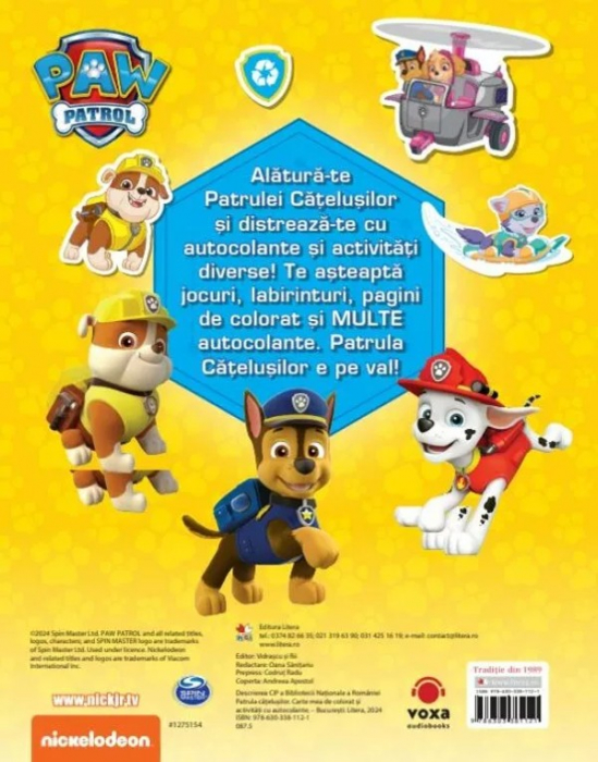 Patrula Catelusilor. Cartea mea de colorat si activitati cu autocolante [2]