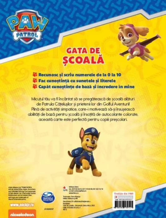 Patrula Catelusilor. Gata de scoala. Carte de activitati [2]