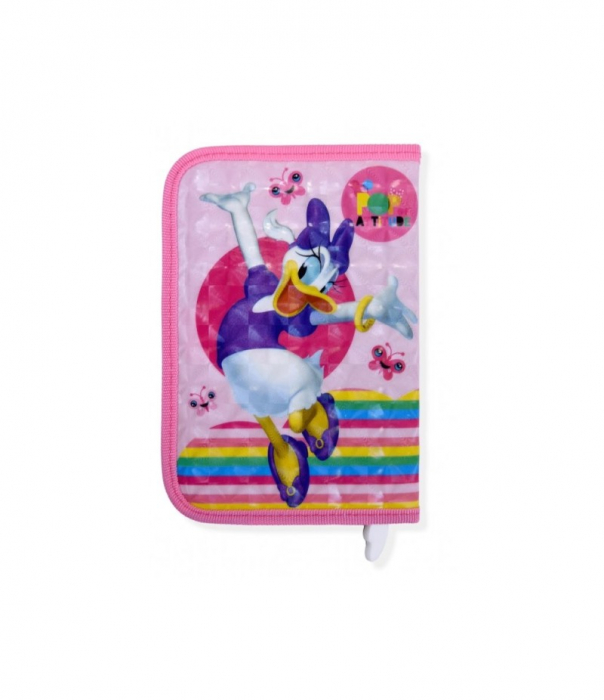 Penar Textil 1 Fermoar Si 2 Flapsuri Minnie Mouse si Daisy Made you smile, 21 X 14 X 3.5 Cm [2]