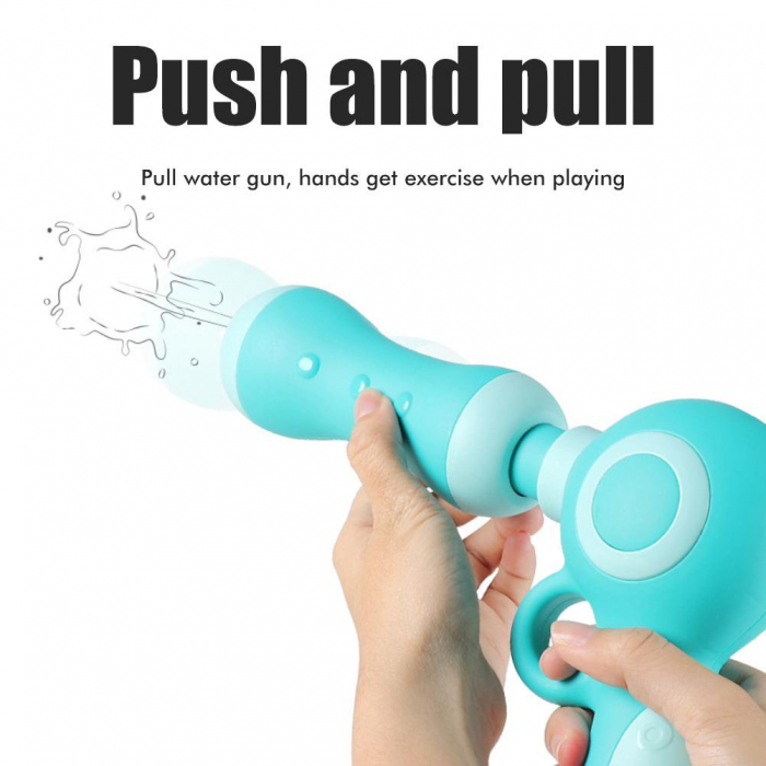 Pistol cu apa cu rezervor de tip rucsac cu bretele ajustabile, capacitate 1000 ml elefantel albastru [4]