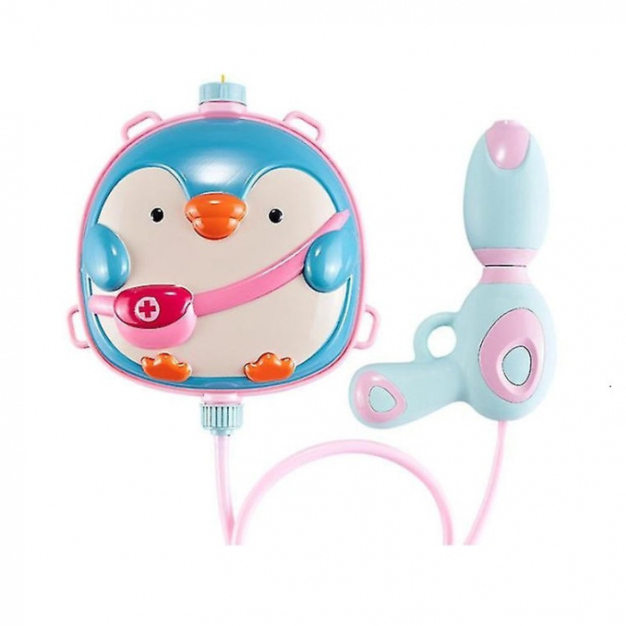 Pistol cu apa cu rezervor de tip rucsac cu bretele ajustabile, capacitate 1000 ml pinguin albastru [2]
