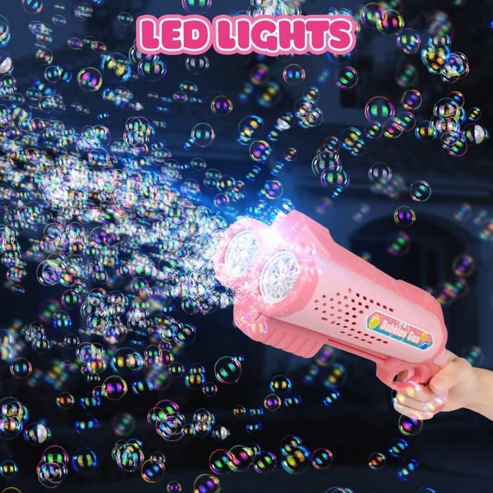 Pistol de facut baloane de sapun cu 2 tuburi Double tube bubble gun [4]