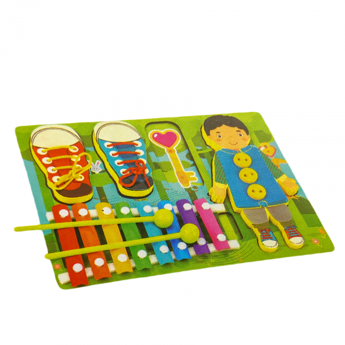 Placa de tip puzzle 2 in 1 - joc de insiruit si xilofon [3]