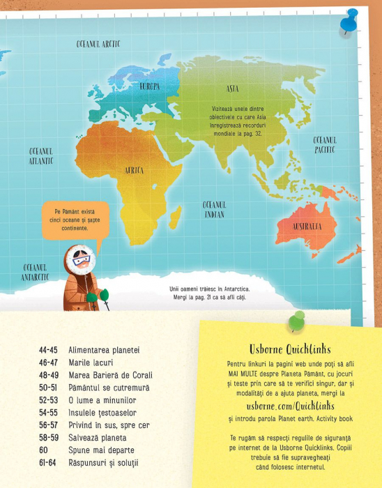 Planeta Pamant. Carte de activitati (Usborne) [3]