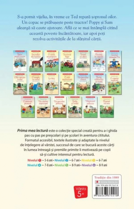 Povesti de la ferma. Ajutor pentru tractor. Citesc cu ajutor (Nivelul 1) [2]