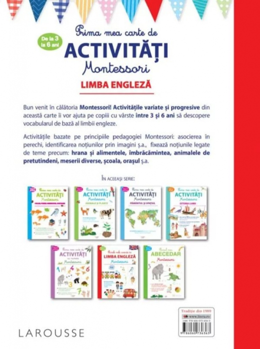 Prima mea carte de activitati Montessori. Limba engleza [2]