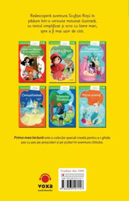 Prima mea lectura. Scufita rosie. Poveste cu majuscule (Nivelul 2) [2]