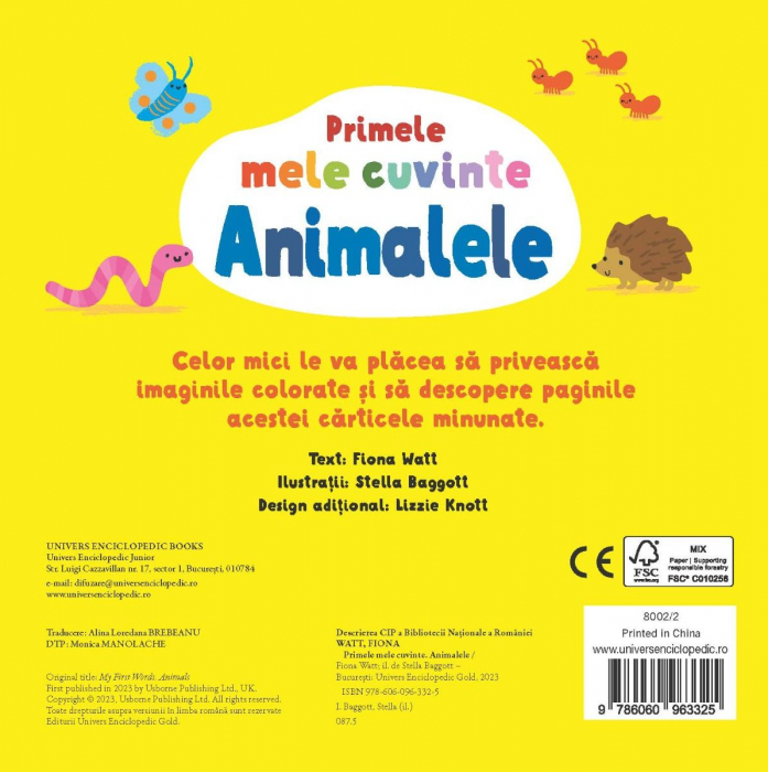 Primele mele cuvinte. Animalele (Usborne) [2]