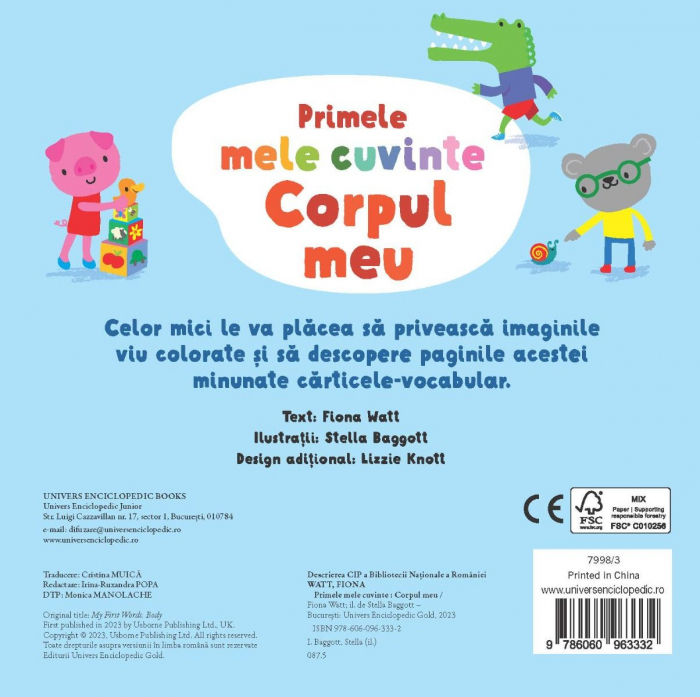 Primele mele cuvinte. Corpul meu (Usborne) [6]