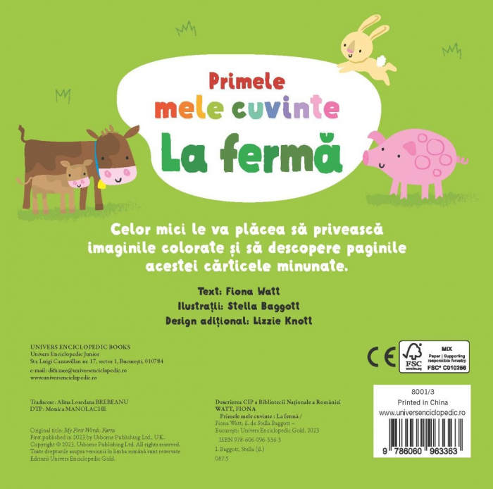Primele mele cuvinte. La ferma (Usborne) [8]