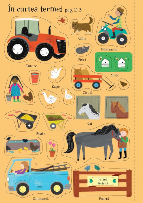 Primele mele stickere. La ferma (Usborne) [6]