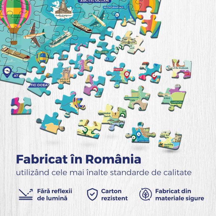 Puzzle 240 de piese Descopera Europa [4]