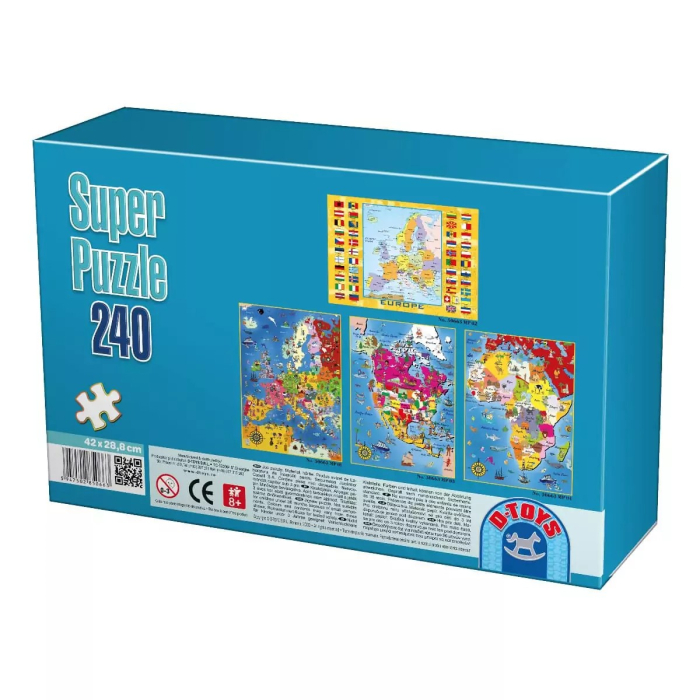Puzzle 240 de piese harta Europei [2]