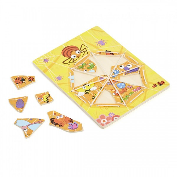 Puzzle Educativ Din Lemn - Panza De Paianjen [2]