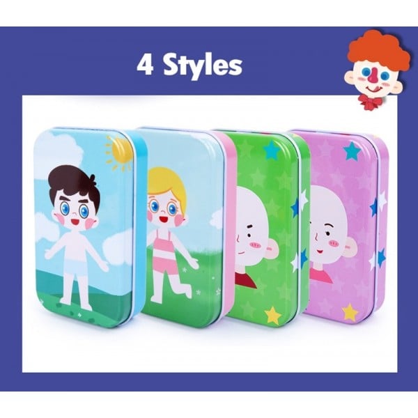 Puzzle Magnetic in cutie metalica pentru fete - Personaje [3]
