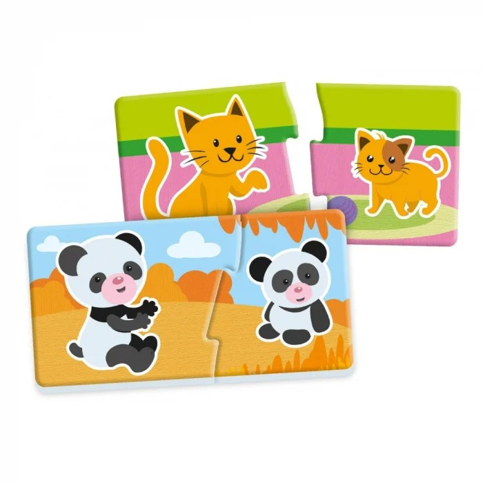 Puzzle Mama si puiul - Mothers and Puppies [3]