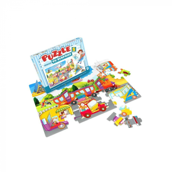 Puzzle Noriel - Vehicule cu Surprize, 36 piese [4]