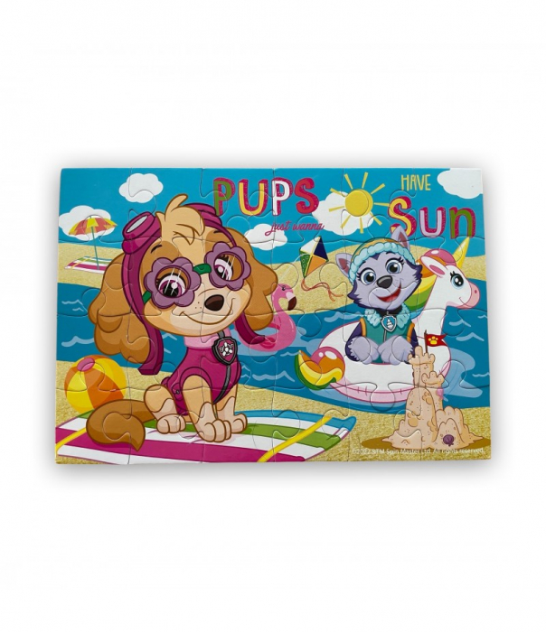 Puzzle Patrula Catelusilor Pups just wanna sun 24 piese + bonus [2]