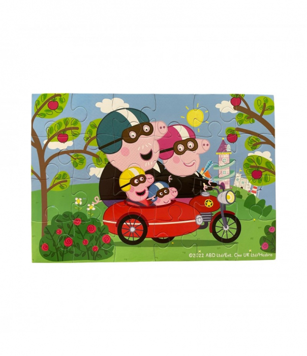 Puzzle Peppa Pig 24 piese + bonus [2]