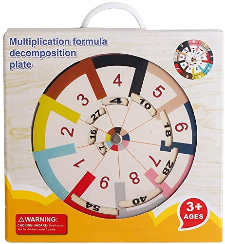 Roata educativa 2 in 1 tabla inmultirii si mancarea preferata a animalelor [8]
