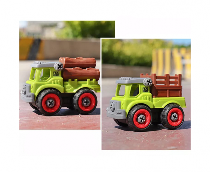 Set 4 masinute de asamblat cu suruburi utilaje agricole [2]