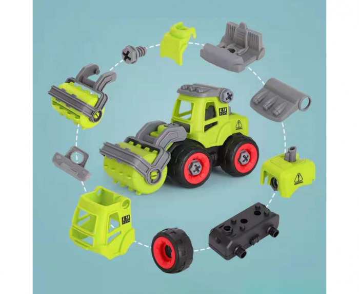 Set 4 masinute de asamblat cu suruburi utilaje agricole [3]