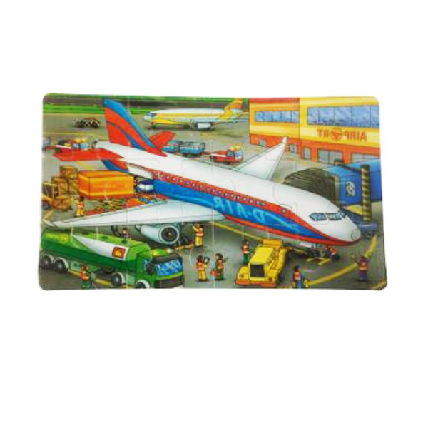 Set 4 puzzle din lemn Vehicule [4]