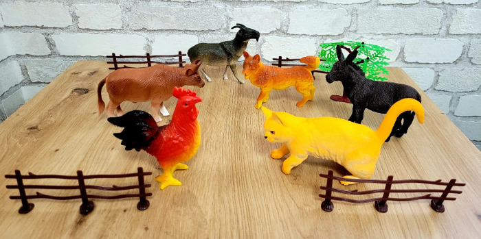 Set 6 figurine animale de la fermă [1]