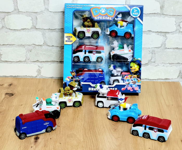 Set 6 masinute si figurine Patrula Catelusilor [1]