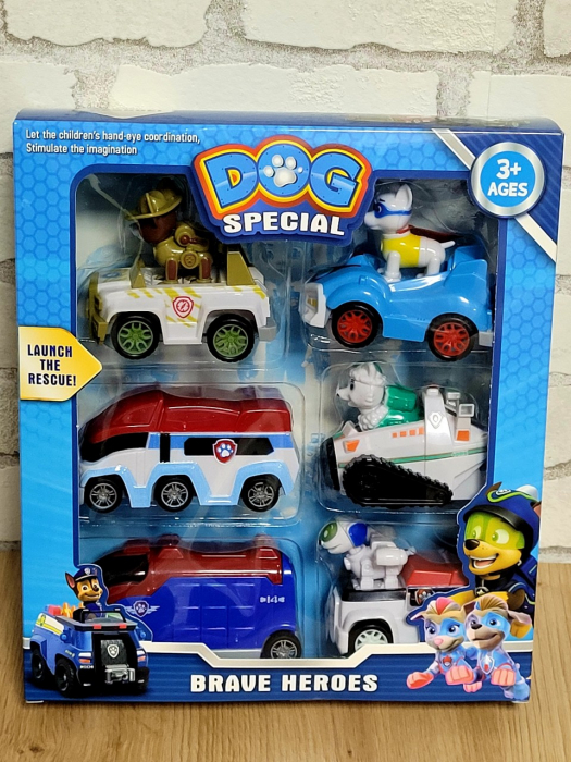 Set 6 masinute si figurine Patrula Catelusilor [2]