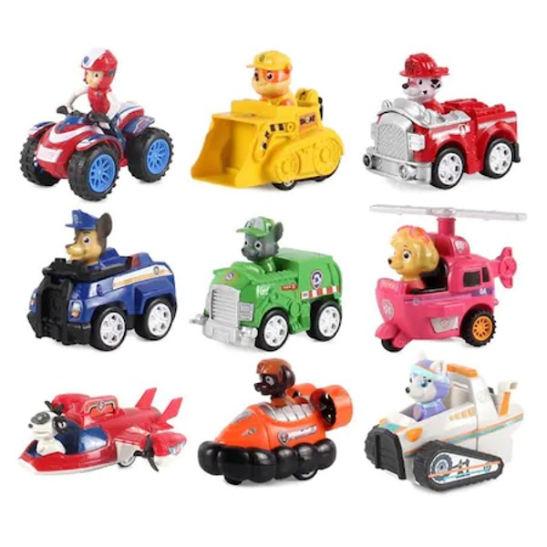 Set 9 maşinute cu fricţiune cu personajele Patrula Căţeluşilor [2]