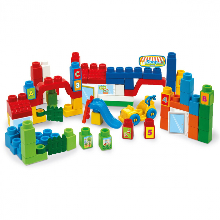 Set cuburi moi de construit Clemmy Plus 80 de piese BAIAT [2]