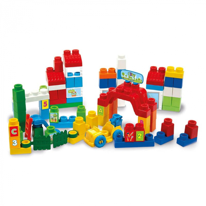 Set cuburi moi de construit Clemmy Plus 80 de piese BAIAT [3]
