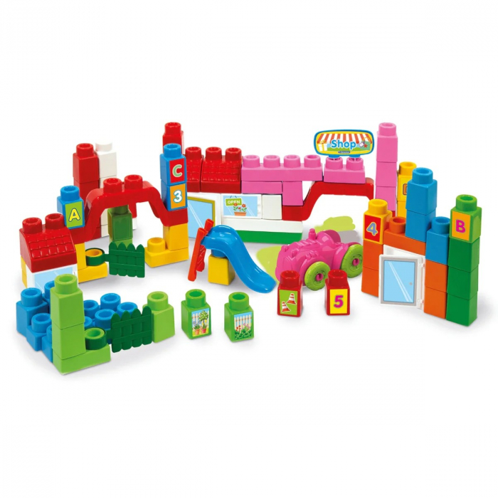 Set cuburi moi de construit Clemmy Plus 80 de piese FATA [2]