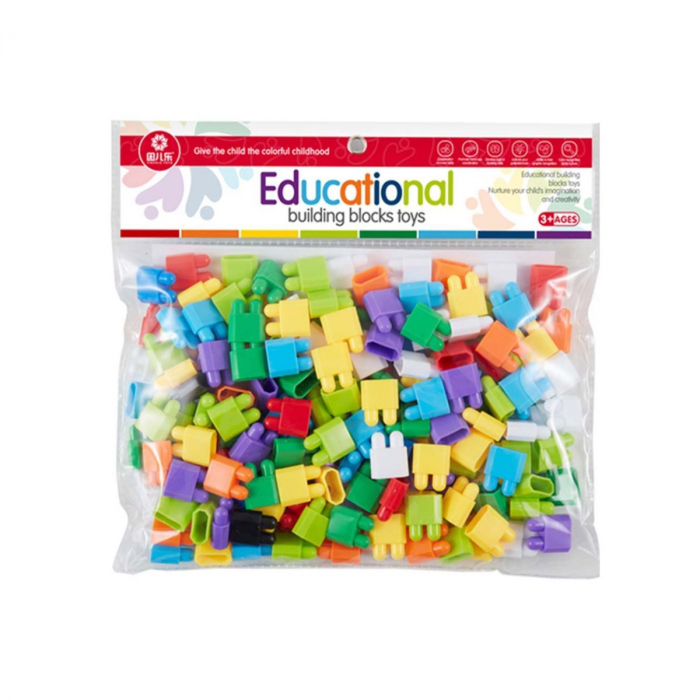 Set de construcţie educaţional cuburi Bullet Head - 160 de piese [2]