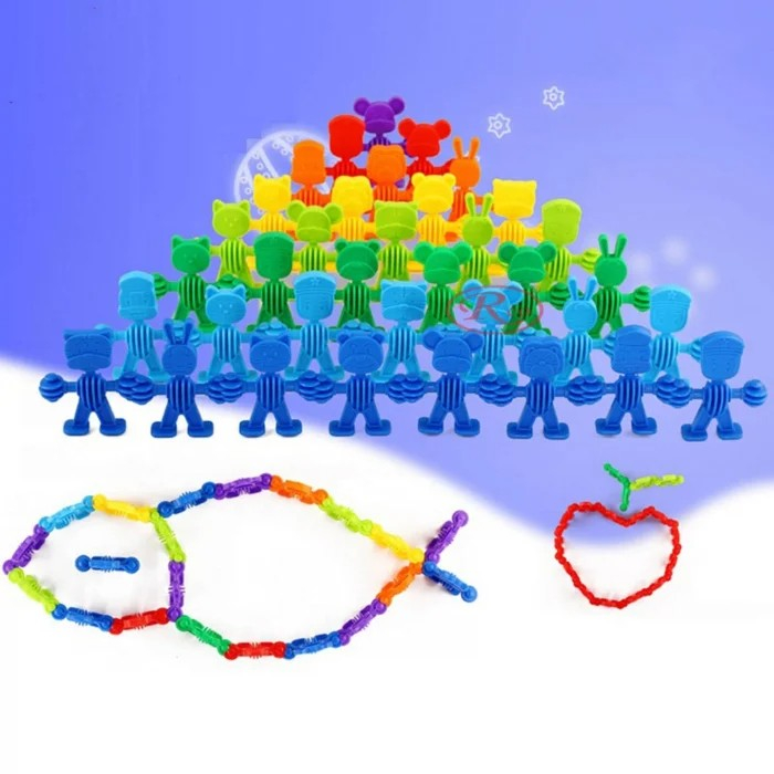 Set de construcţie educaţional Imbina animalutele - 34 de piese [5]