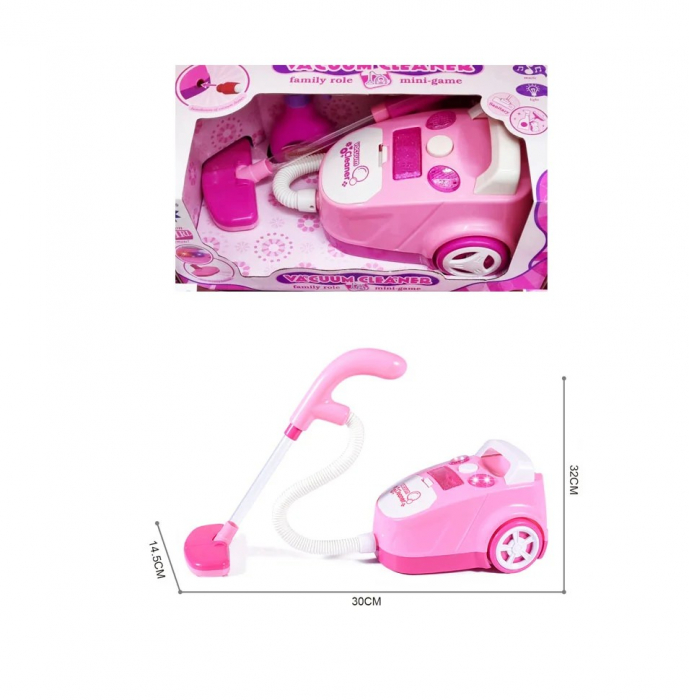 Set de curatenie aspirator cu sunete si lumini si spray pentru geamuri [5]