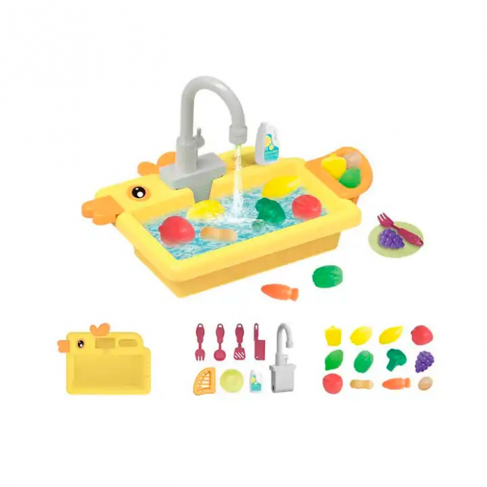 Set de joaca Chiuveta de bucatarie cu accesorii Ratusca [2]
