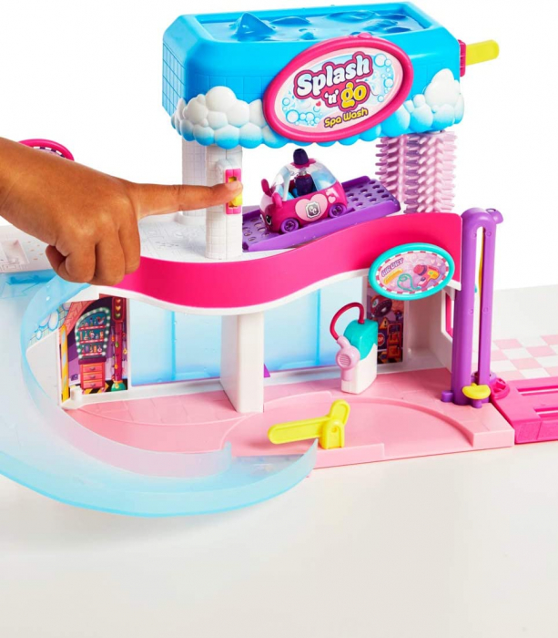 Set de joaca spalatoria auto Shopkins Cutie Cars Spa Wash [6]