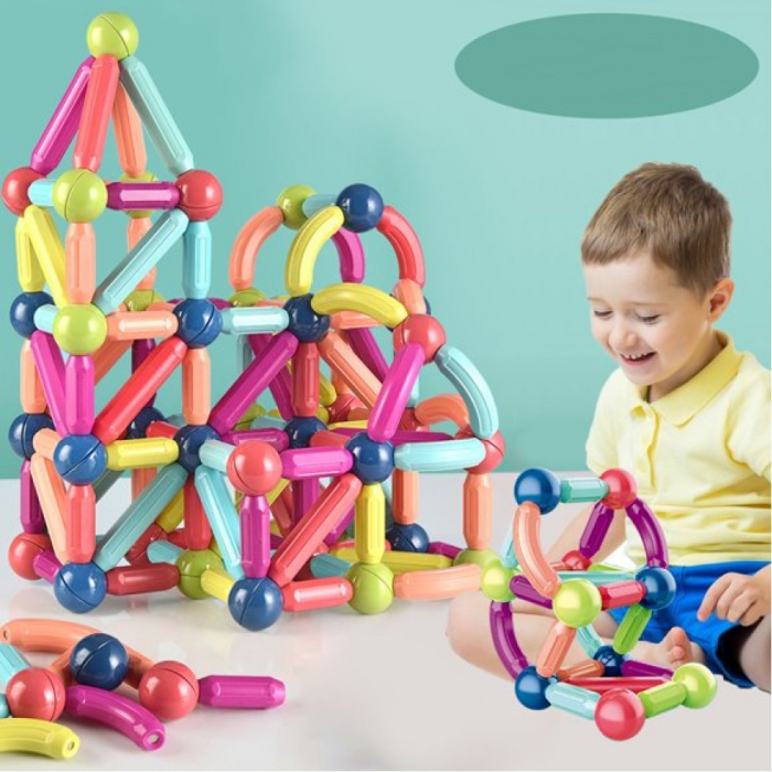 Set 42 piese magnetice de construit MAGNETIC STICKS STEM [3]
