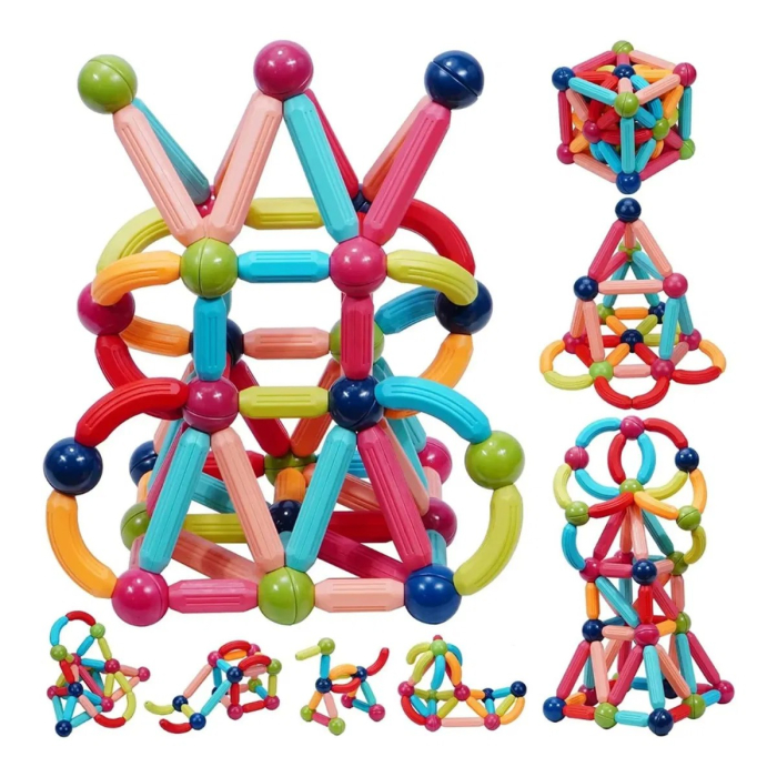 Set magnetic de construit MAGNETIC STICKS 68 piese STEM [6]