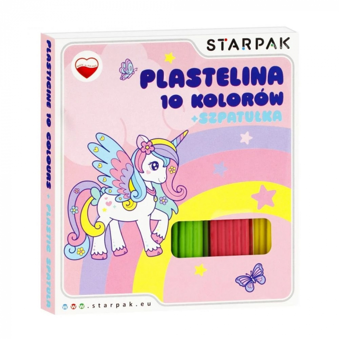 Set plastilina, Starpak, Unicorn, 10 buc [1]