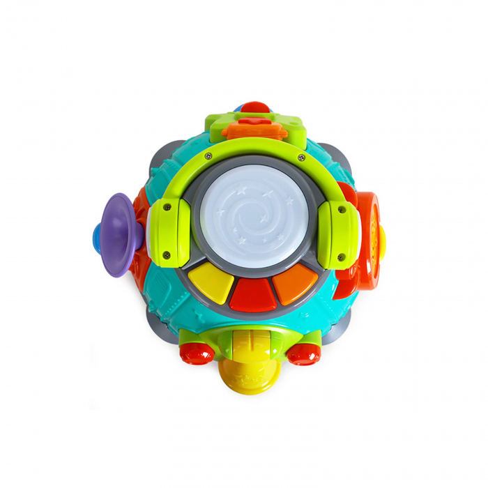 Stație muzicală Karaoke interactivă Hola -Little karaoke Space Capsule Activity toy [3]