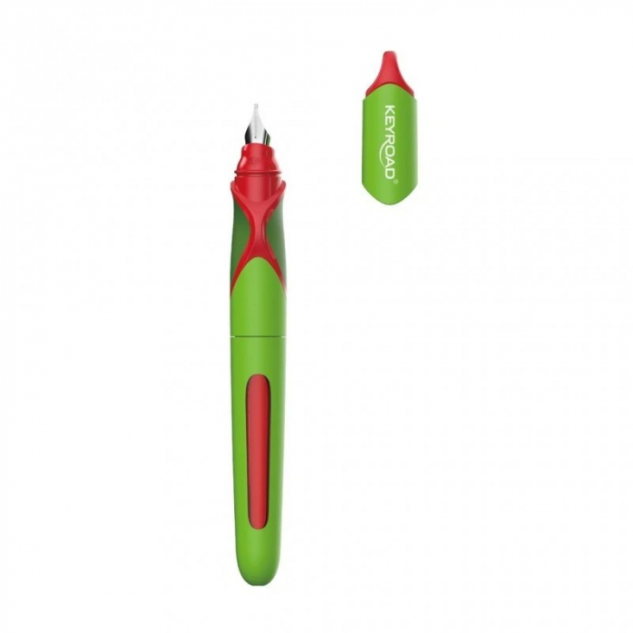Stilou cu penita Fountain Pen Exact Keyroad verde+rosu [1]