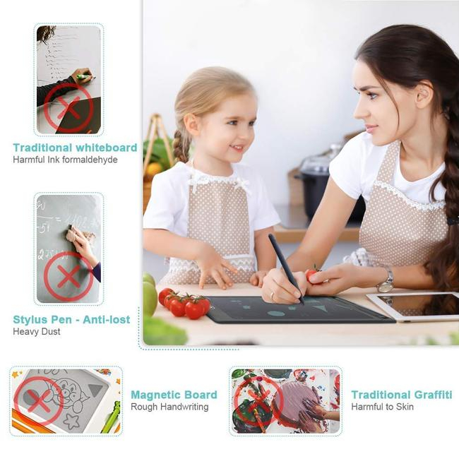 Tabletă LCD electronică 10 inch - Scrie și șterge- diferite culori [10]